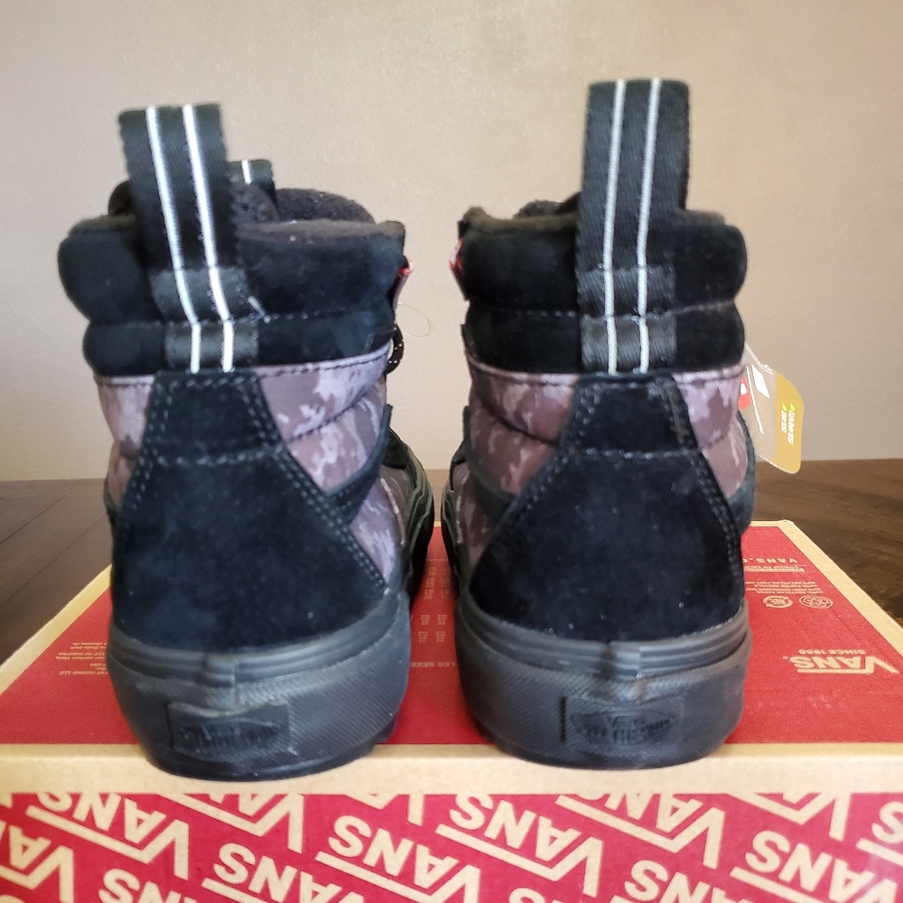 Vans Sk8-Hi Mte-2 Black Camo Men Size 8, Women Size 9.5 - Picture 8 of 14